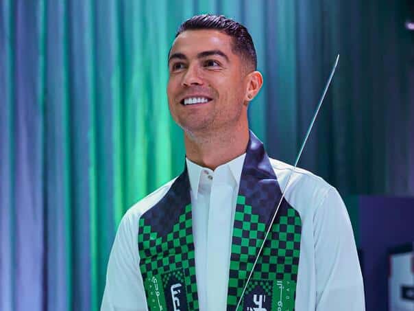 Ronaldo in Saudi costume delighted fans on the National Day