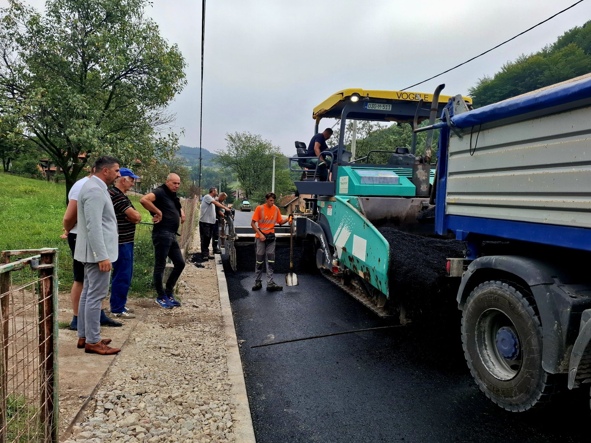 Minister Adnan Shabani visited works: Cesta Teacher – Ovnak of great importance for Zenica and ZDK