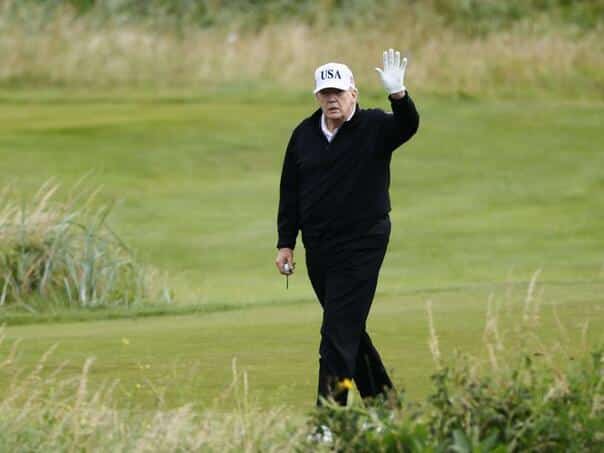 Trump next week visits the UK: "Big, great honor"