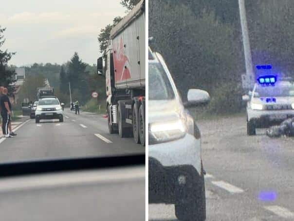 Udes on the highway Vitez – Travnik, motorcyclist finished with injuries