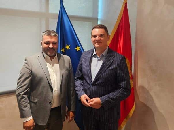 Ustamujić with Montenegrin Minister of Energy and Mining