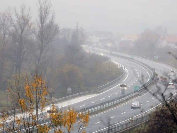 Visibility reduced in boilers and with river flows, danger of landslides on numerous shares