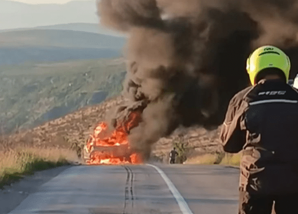 Light the car on the road Stolac – Ljubina, caused chaos in traffic