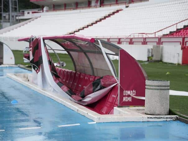 Zrinjski: Storm caused tens of thousands of marks damage to the stadium