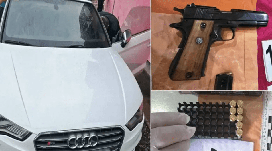 PHOTO: Tuzla Police identified a person who shot from a vehicle in the movement in Tuzla; Found weapons and ammunitions, suspects under investigation to cause general hazard