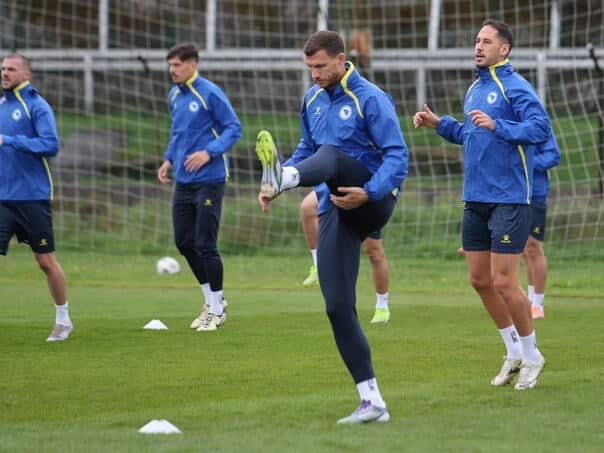 Dragons did training in butmir
