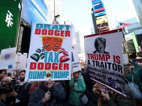 Mass protests against Trump: Millions of people in the streets