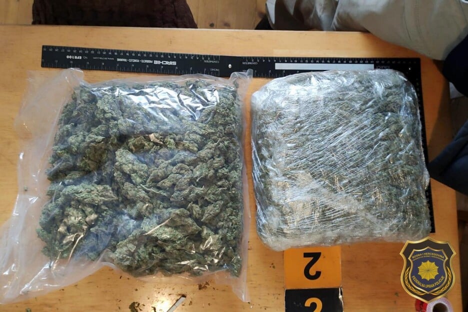 Where does it end up and how is confiscated drugs destroyed in Bosnia and Herzegovina?