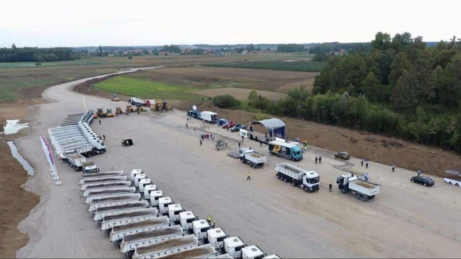 The construction of the Sarajevo highway is progressing through Semberius, opening at the end of next year