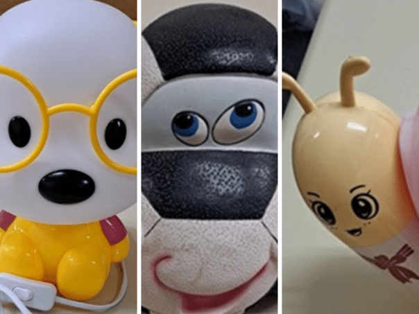 Alarming: all controlled children’s lamps seriously risky