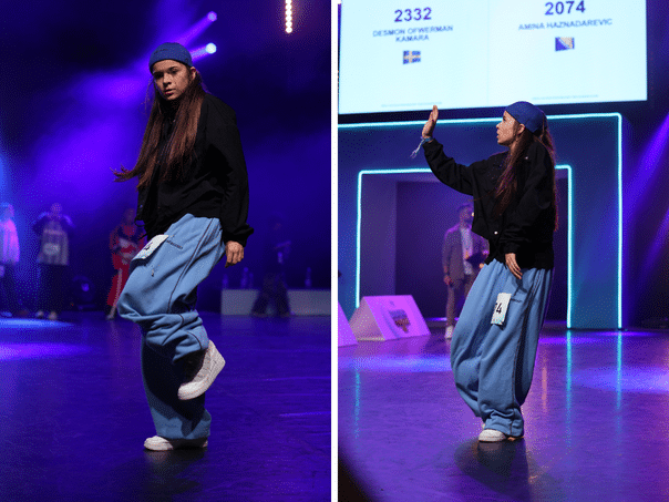 Amina Haznadarević fourth at the world championship in hip hop