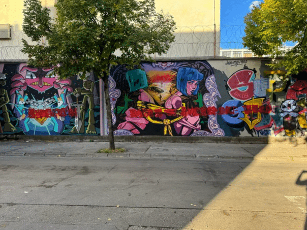 Barbarism in Mostar: Murals paid the price of cheerleading