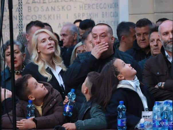 Dino Bešlić under emotions: Thank you for doing this for my dad