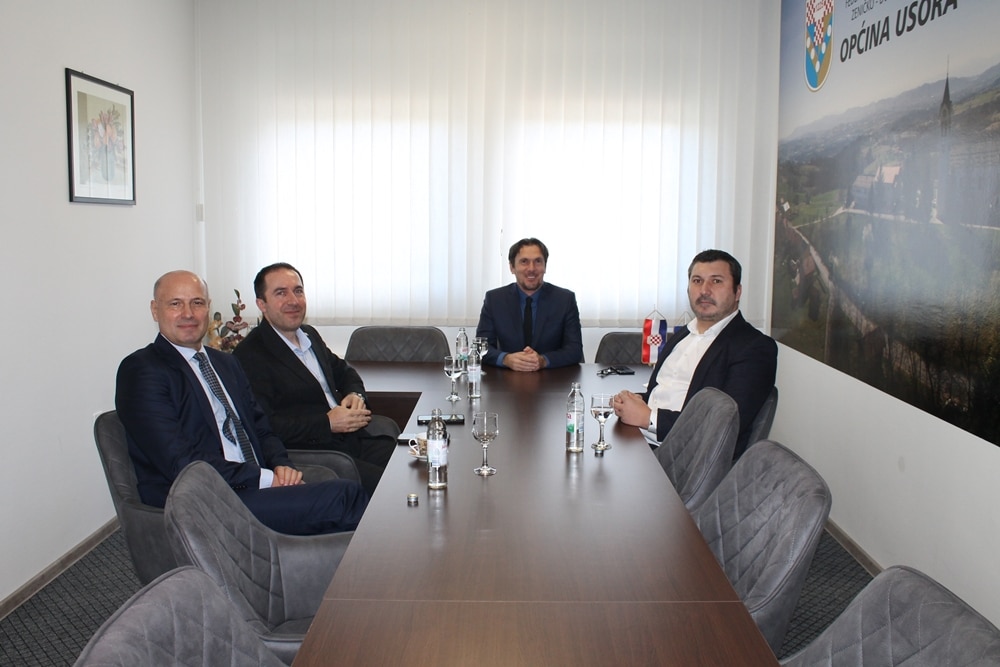 Chief of Doboj Juga Mirnes Tukić and the Chairman of the OV Hassan Skiljo visited the Municipality of Usor