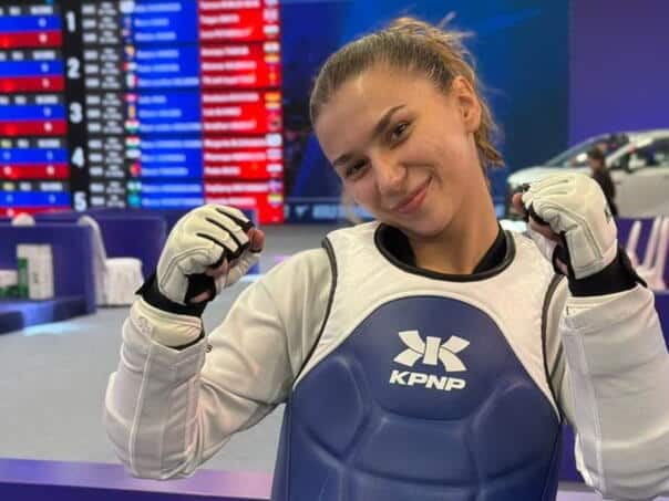Džejna Hamzić made her debut at the World Taekwondo Championship