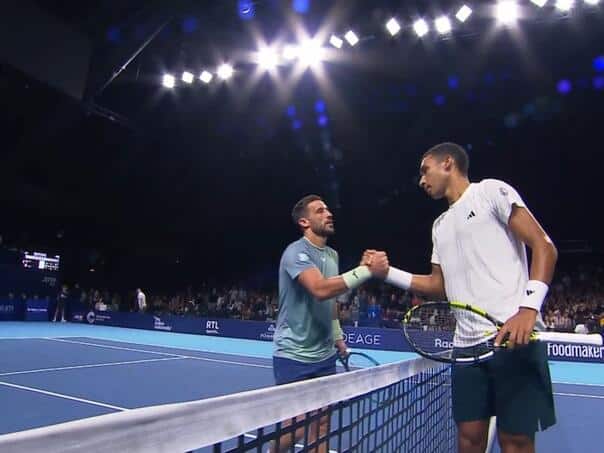 Džumhur gave his heart on the field, but was still defeated by Auger-Aliassime