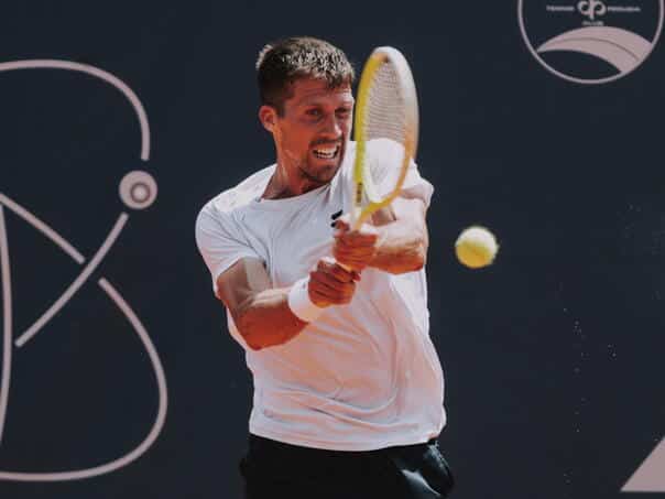 Fatic in the osluma finals of Challenger in Olbija