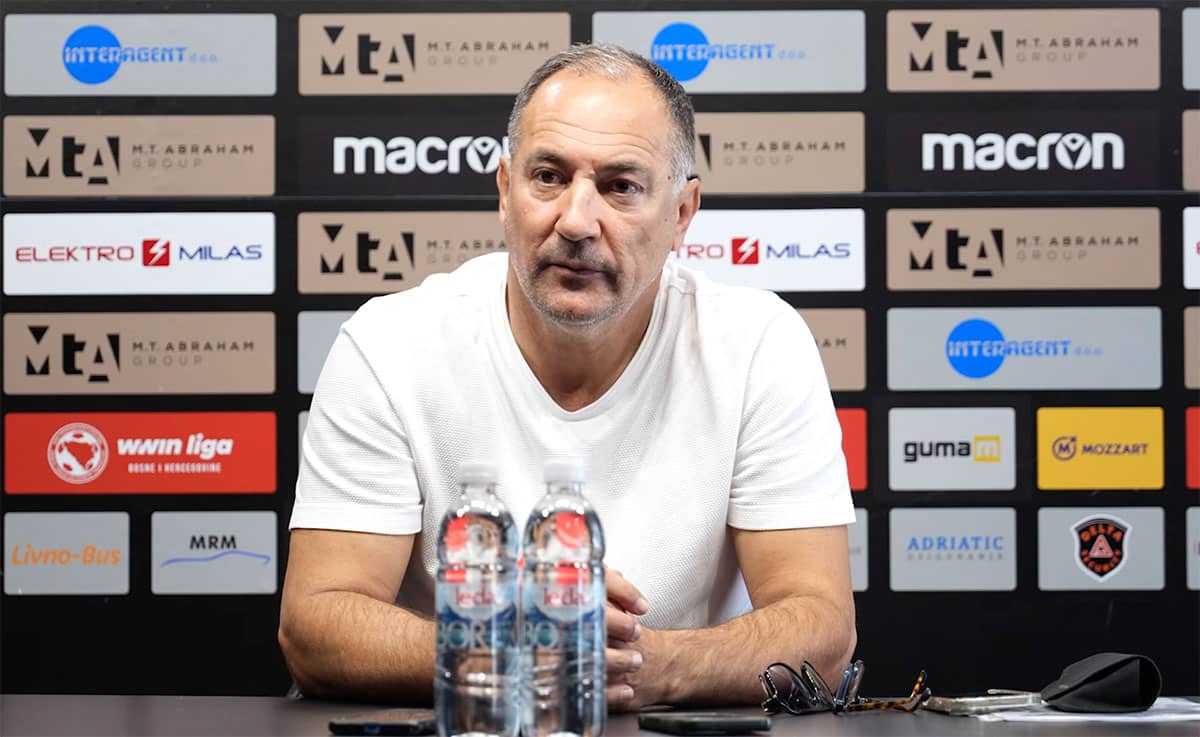 Štimac ahead of Sloga: “We have no right to make calculations”