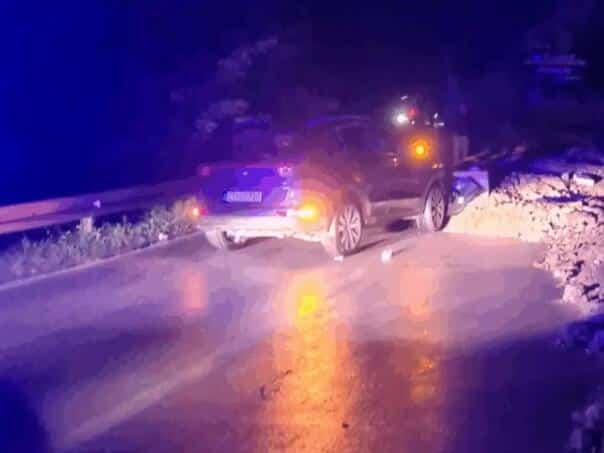 Jajce: The driver from Montenegro struck by car in the concrete wall