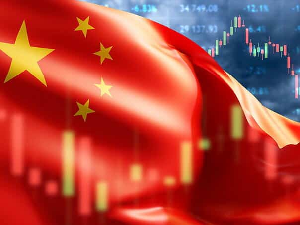 China’s economic growth is slowing due to rising trade tensions with the US