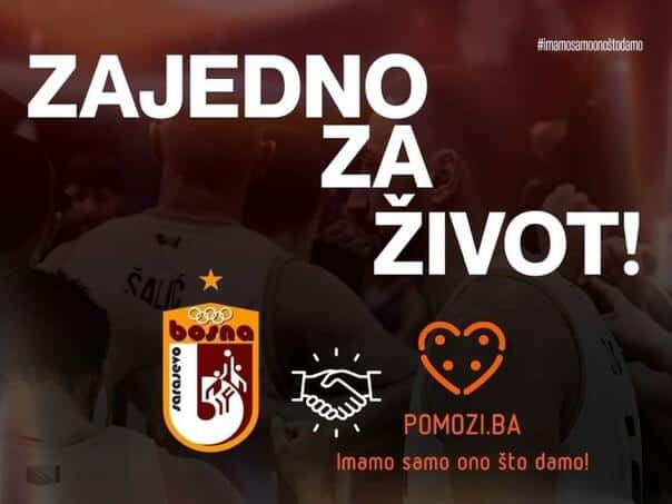 KK Bosna will donate money from each ticket to the treatment of patients with BiH citizens