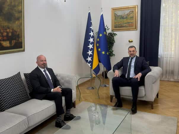 Konaković talked with the first man of the American embassy about strengthening the cooperation between Bosnia and Herzegovina and the USA