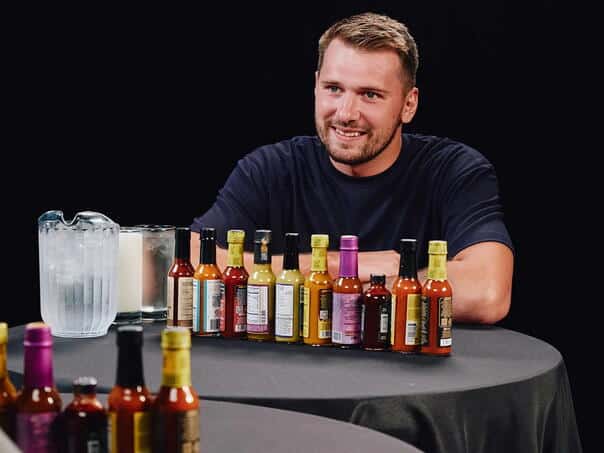 Luka Dončić tried an angry sauce, so cursed in our language