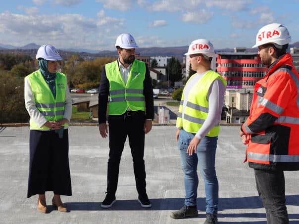 Minister Hota-Muminović and Mayor Muzur visited the construction site of the elementary school in Stup