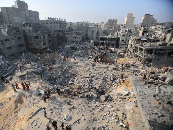 New drone records reveal the destruction of gauze after two years of war