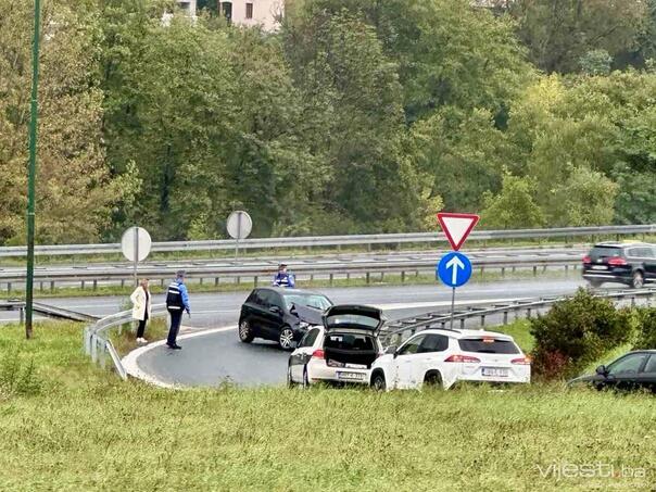 New accident on a dangerous curve on the Vogosca loop
