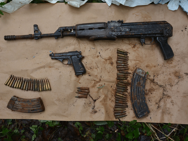Weapons confiscated, ammunition and mine-explosive funds in Prijedor