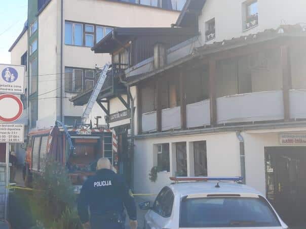 The police came forward after finding a body in an elevator in Gračanica