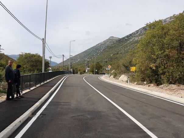 Open section of the Zavala-Slano road: From Ravni to the Croatian border in 20 minutes
