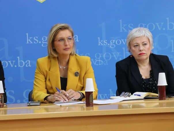 Pavić-Pečenković spoke with representatives of the association of persons with disabilities