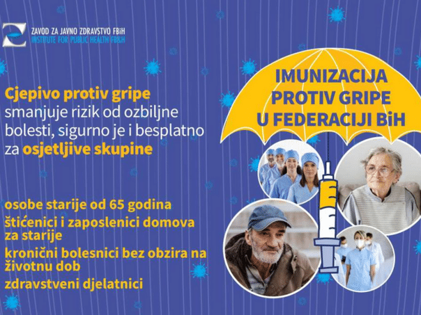 Immunization against influenza has started in the Federation of Bosnia and Herzegovina