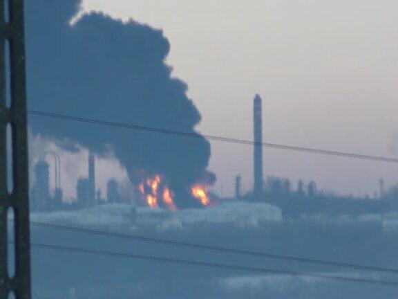 Fire in the oil company of Hungary: Suspected sabotage