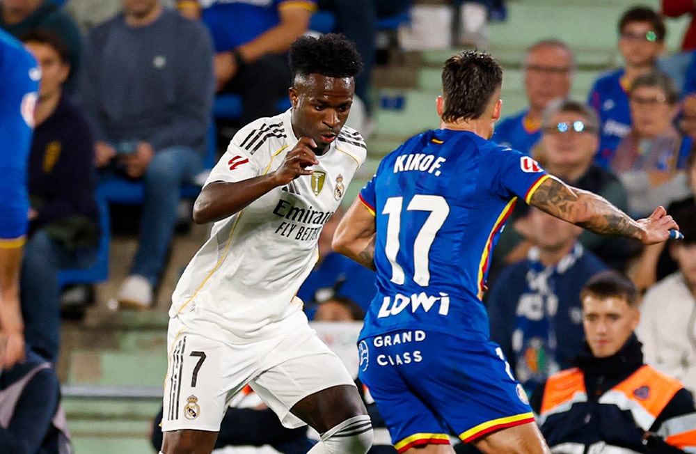 Real defeated Getafe with two more players