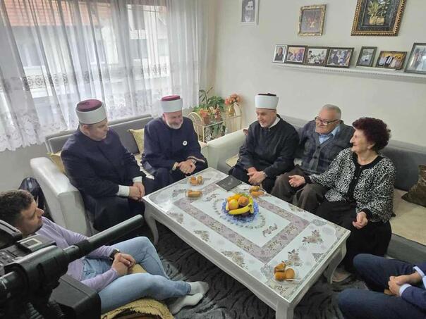 Reis Kavazovic visited Muhić family in Goražde