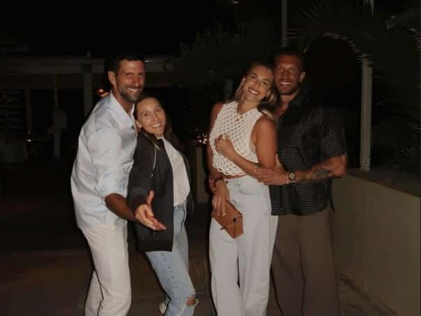 Sabalenka announced new pictures with Novak and Jelena