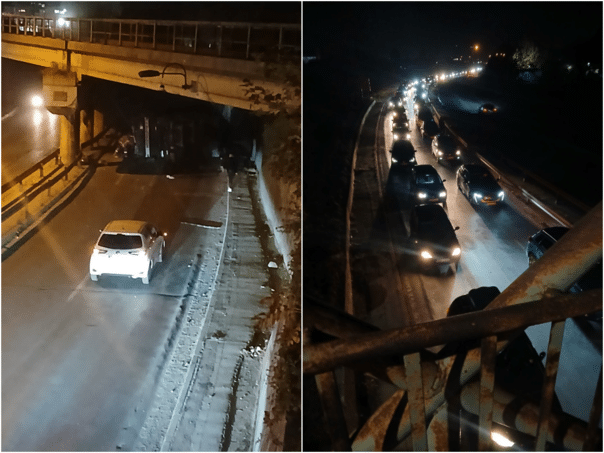 Traffic accident near Blažuj: A truck overturned