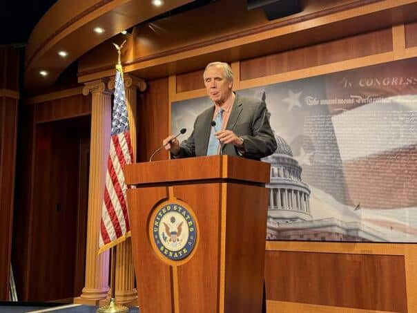 Senator Merkley gave a 16-hour marathon speech against Trump’s policies
