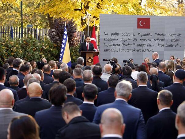 Ceremony in Sarajevo: The 102nd anniversary of the Republic of Turkey was celebrated