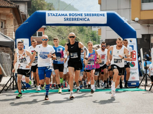 In Srebrenica on Saturday Street Race "Silver trails"