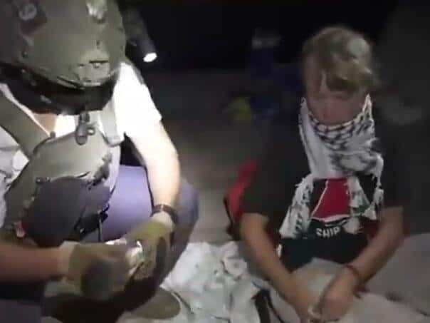 Arrested Greta Thunberg: Israel published a recording of her drain from the ship