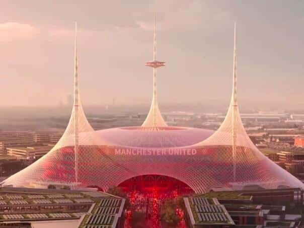 United are getting closer to building a stadium with 100,000 seats worth 2.3 billion euros