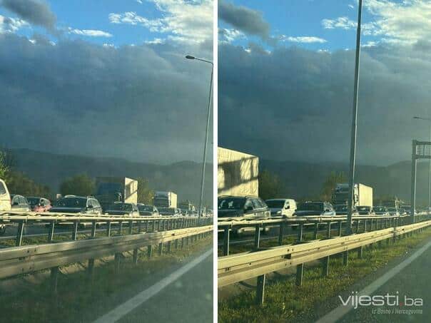 Big stop at the Vogošća interchange: A collision stopped traffic
