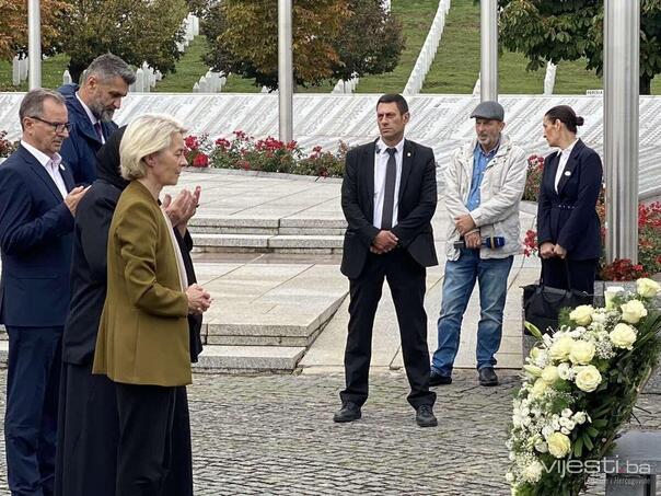 Von der Leyen in Potocari: A visit to Srebrenica touched me deeply