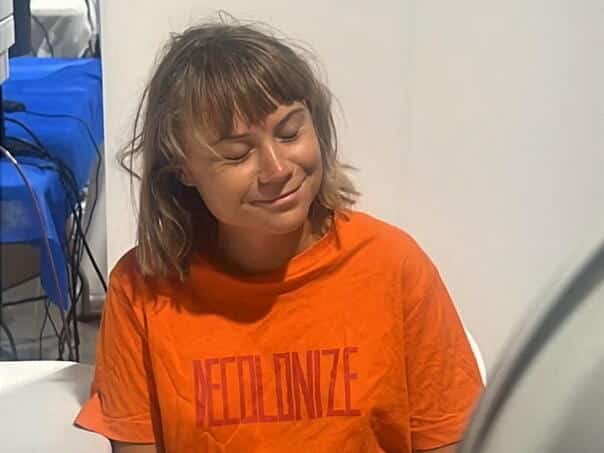 They pulled Gretu Thunberg hair and forced her to kiss the Israeli flag