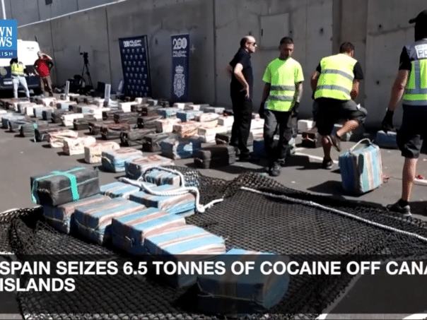 6.5 tons of cocaine seized near the Canary Islands