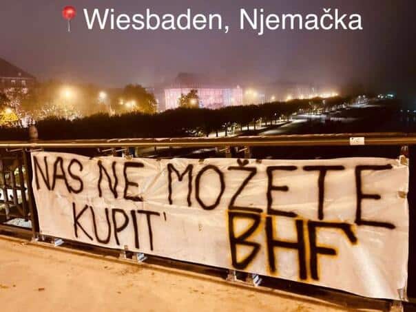 BH Fanaticos all over Europe sent messages addressed to the Association
